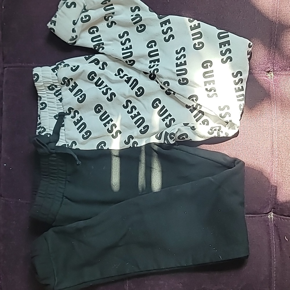 Black and white Guess Kids sweats